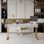 Ergonomic All-in-One Office Desk with Minimalist Style