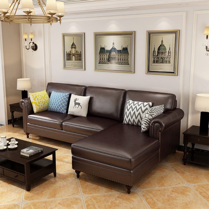 Retro corner sofa
