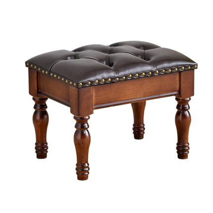 Solid wood retro coffee table stool