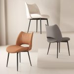 Minimalist home high-end leather chair