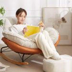 Penguin Rocking Chair – Adult Single Lazy Sofa for Home Relaxation