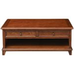 Solid wood coffee table