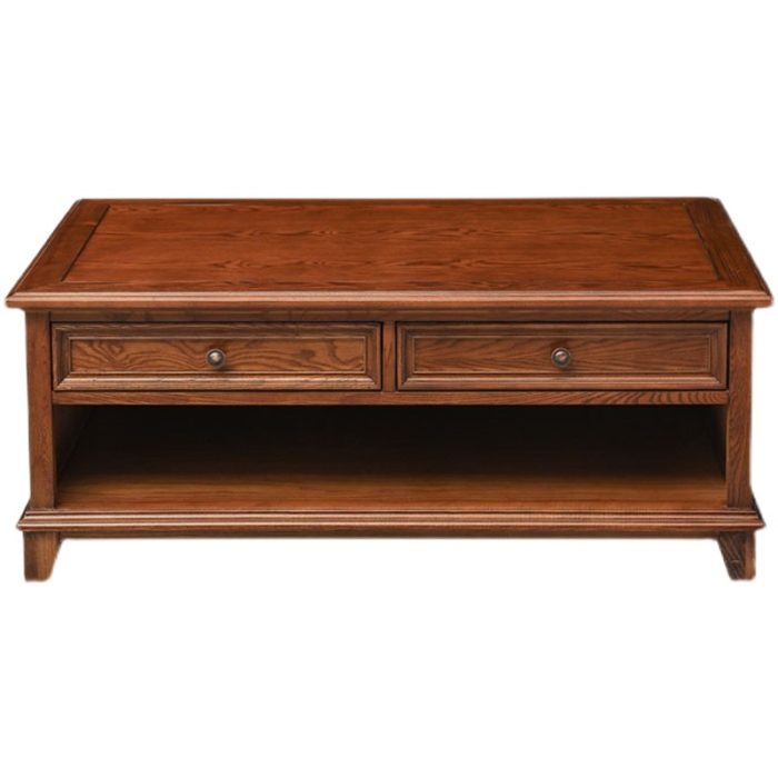 Solid wood coffee table