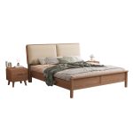 solid wood bed