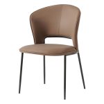 Chair home living room dining table chair Italian style light luxury