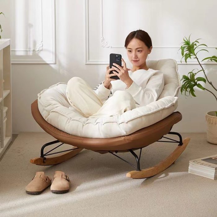 Penguin Rocking Chair – Adult Single Lazy Sofa for Home Relaxation