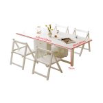 Scandinavian Marble Dining Set for Contemporary Spaces