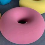 Shaped Foam Donut Bean Bag Sofa