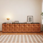 Modern Minimalist Nordic Style Solid Wood European Bread Cabinet