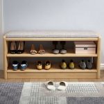 Solid Wood Shoe Bench
