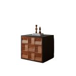 Solid Wood Modular Audio Cabinet – Nordic Minimalism Meets Durability