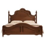 Retro French Solid Wood Double Beds – Timeless Design for Wholesale Buyers