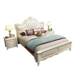 Elegant European Solid Wood Light Luxury Double Beds – Wholesale Inventory Solutions