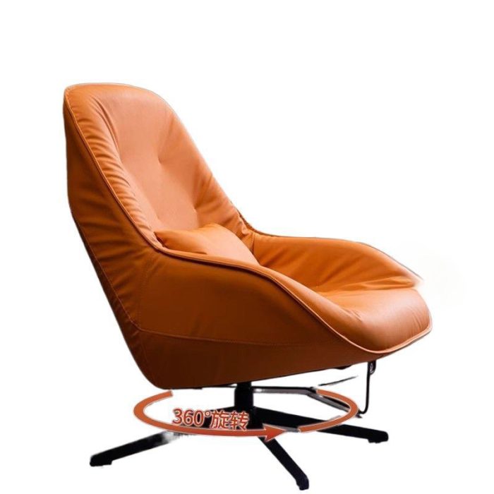 Swivel Lounge Chair – Modern Single Sofa for Living Room and Commercial Spaces