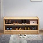 Solid Wood Shoe Bench