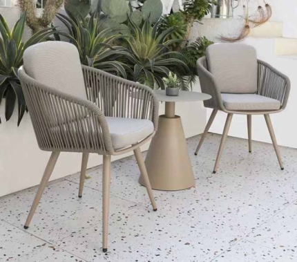 Elevate your exterior space with sophisticated dining options.