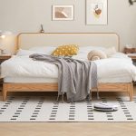 Solid Red Oak Bed for North American Market