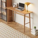 Modern Minimalist Nordic Style Solid Wood Floating Desk