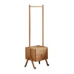Contemporary Red Oak Coat Rack - Bulk Orders Welcome