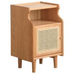 Contemporary Red Oak Nightstand - Wholesale Supply