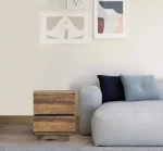 The Nordic modern bedside table embodies simplicity and elegance in design.