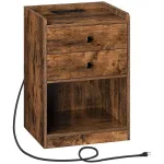 A Nordic modern bedside table, embodying elegance and practicality.