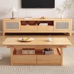 The Nordic TV cabinet is a blend of elegance and practicality, ideal for sophisticated interiors.