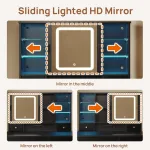 Wall-Mounted Folding Dressing Table​
