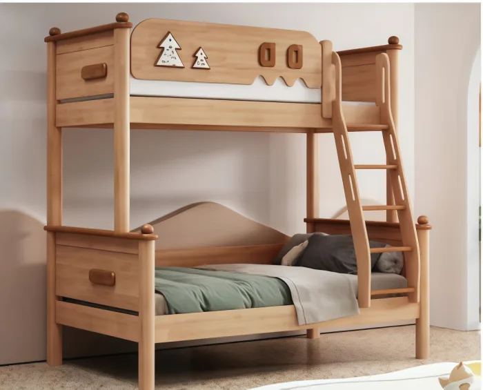Eco-Friendly Solid Wood Bunk Bed​