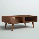 Contemporary Nordic Solid Wood Coffee Table