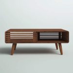 Contemporary Nordic Solid Wood Coffee Table