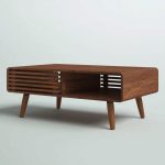 Contemporary Nordic Solid Wood Coffee Table