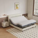 Contemporary Smart Electric Bed with Adjustable Features