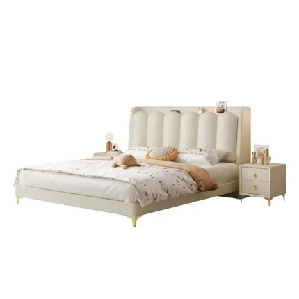 Contemporary Solid Wood Bed for Kids