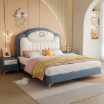 Contemporary Solid Wood Bed for Kids