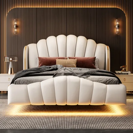 Contemporary Solid Wood Bed for Kids