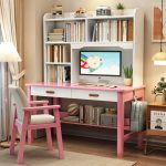 Contemporary Solid Wood Desk with Scandinavian Minimalism for Home Office