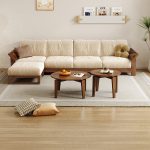 Embrace Scandinavian tranquility with this Nordic wooden bed.