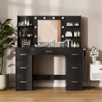 Industrial Metal Frame Vanity Table​
