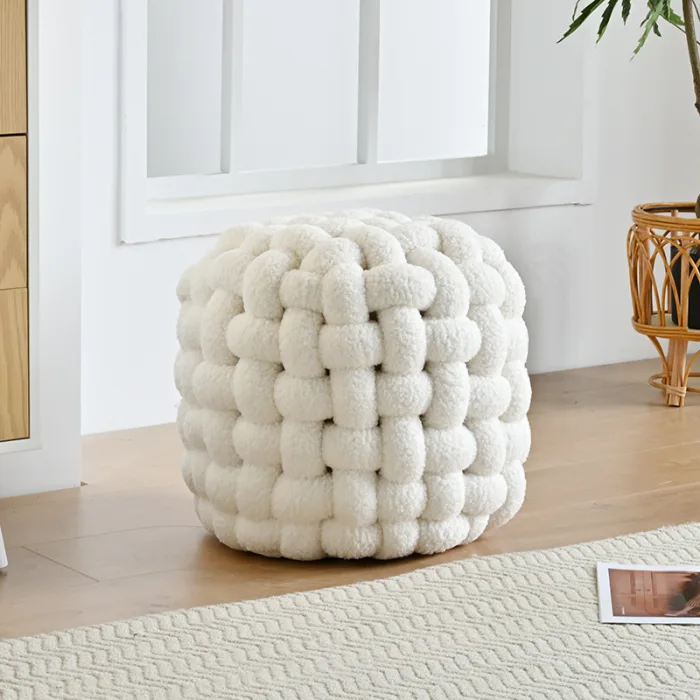 Solid wood stools are a blend of practicality and beauty.