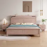 Durable Ash Wood Bed for Long-Lasting Comfort and Style