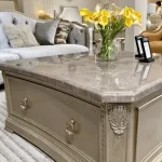 Durable Light Luxury Solid Wood Coffee Table for Global Markets