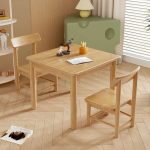 Durable Solid Wood Scandinavian Desk for Professional Workspaces