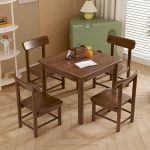 Durable Solid Wood Scandinavian Desk for Professional Workspaces
