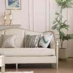 Elegant American Wooden Sofa with Light Luxury Finishing for Upscale Homes