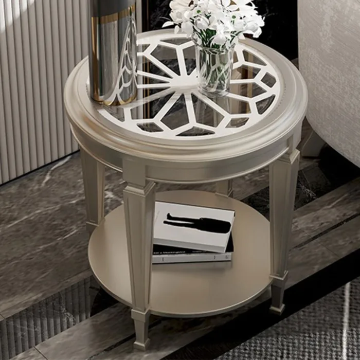 Elegant American-style Solid Wood Coffee Table
