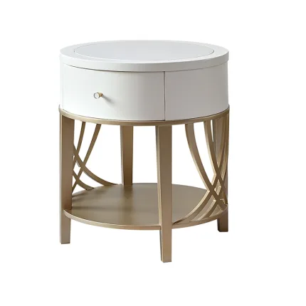 Elegant French-style Light Luxury Coffee Table for Home Interiors