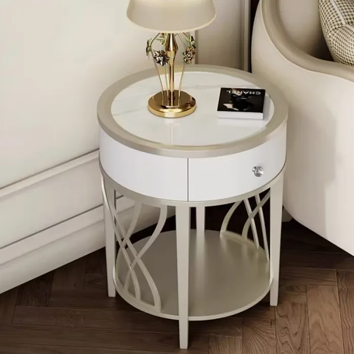 Elegant French-style Light Luxury Coffee Table for Home Interiors