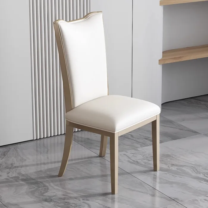 Elegant French-style Light Luxury Dining Chair for Upscale Homes