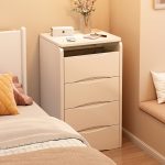 Elegant Nordic Design Solid Wood Makeup Cabinet